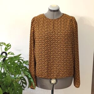 H&M Long Sleeve Blouse, Size 12